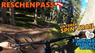 3-LÄNDER ENDURO TRAILS Unterer Spin-Trail zum Reschensee / Mountainbike - JAY'S TRAILSPEICHER