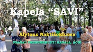 Kapela "SAVI" Alytaus naktišokiuose 24 08 12