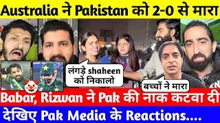 PAK MEDIA CRYING ON AUSTRALIA DESTROY PAKISTAN IN 2ND T20 | PAK vs AUS | PAK REACTS