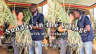 Sunday Village Vlog || Checking up on our Farm projects || Husband + Wife || Kenya