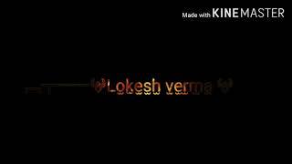 Lokesh name logo...