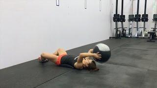 How to do Wallball Sit Ups by Wodstar