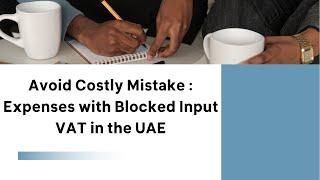 "Avoid Costly Mistakes: Blocked Input VAT Expenses in UAE"