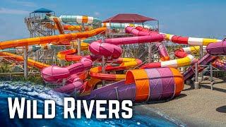 New Water Park in California! Wild Rivers Irvine - All Water Slides POV