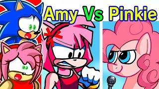 Reacting To AMY vs PINKIE Rap Battle