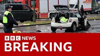 Munich car ramming a 'suspected attack', say German officials | BBC News