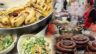 China’s Korean Street Food Market in Northeast China, Yanji, Jilin Province【Alin Food Walk】