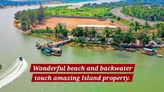 No:238 Most Beautiful 2Acre Backwater touch& Beach view I-Land Property for sale|ct:9626716274