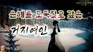 은혜를 도둑질로 갚은 거지여인_반인반귀 귀협 (오디오북|자막) Korean Horror Story [공포 미스테리 극장] 소리나는 책방 창작 스토리