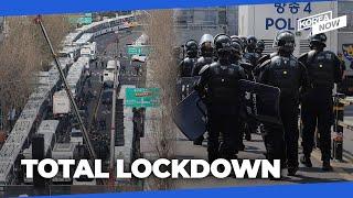 Downtown Seoul, a day before President Yoon Suk Yeol's impeachment ruling