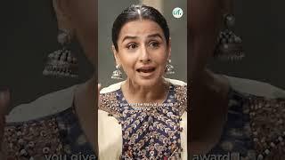 Vidya Balan talks about the Nareal Awards incident.