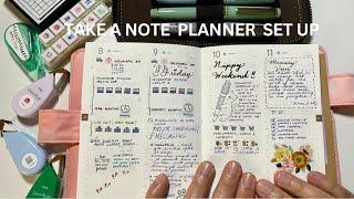 How I Use My Take A Note Planner: Planner Flip Through & Set Up Ideas