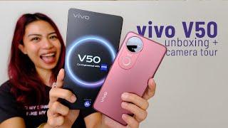 vivo v50 unboxing + CAMERA tour!