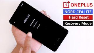 How To Hard Reset ONEPLUS NORD CE4 LITE - Factory Reset In Recovery Mode Oneplus CPH2621 Pin Unlock