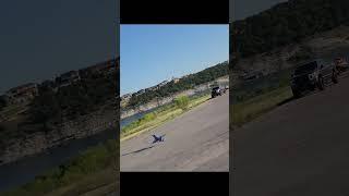 The FAA recommends a "Go around" after a bounce #f16 #viralshort #airplane #aviation #motionrc