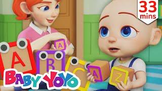 ABC Song + more Compilation l Baby YoYo - Nursery Rhymes & Kids songs