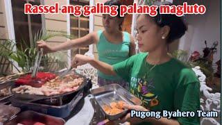 Wow Rassel  chef cook na ang galing niyang magluto