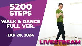 41 MIN • 5200 STEPS • Walking Workout • Livestream Workout • Jan 28, 2024