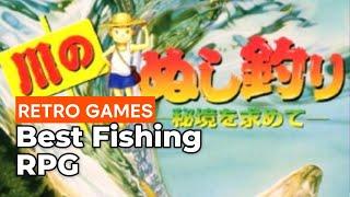 Japan Fishing RPG - Kawa no Nushi-tsuri - Hikyou o Motomete PS1 Game ( ANBERNIC RG35XX PLUS )