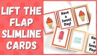 Lift the Flap Interactive Slimline Card - Card Making Wed #80