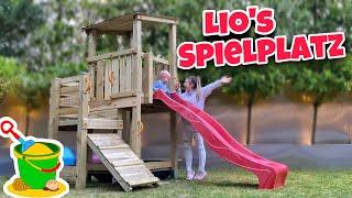 Wir bekommen einen Spielplatz in unserem Garten | Bibi