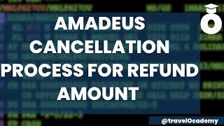 Cancellation | How to find out REFUND amount in ticket | Tax Refund Gaurav Gera | Amadeus session38