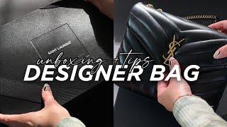 unboxing a ysl loulou bag because consumerism | bag review