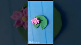 Lotas flower clay art #viralshort #viralclay #diy #ytshorts #trending #2025short