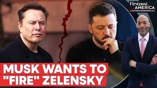 Musk Brands Zelensky "Evil", Pitches for "Amnesty in a Neutral Country" | Firstpost America | N18G