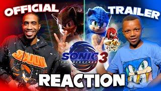 "Sonic the Hedgehog 3 Official Trailer Reaction | Father & Son Watch Together!"