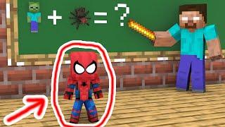 Baby Zombie Becomes Spiderman - Minecraft Animation