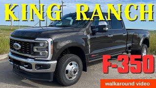 Meet the 2024 Ford F-350 King Ranch: Luxury Meets Unmatched Power!