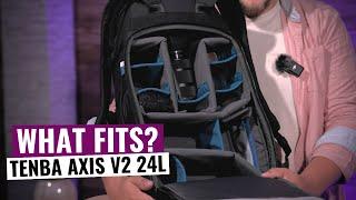 Tenba Axis V2 24 L: What fits in the backpack?