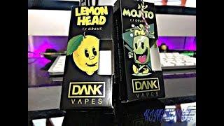 DANK VAPES CART REVIEW! TRASH OR GAS? LEMON HEAD AND MOJITO!!!️ #DankVapes #Cartridges #Review