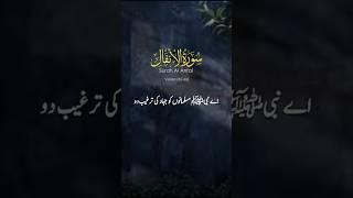 surah anfal|سورہ انفال|quran recitation|quran urdu only #quran #shorts #trending
