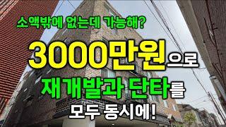 소액 3000만원으로 재개발과 단타투자 동시에 가능한 수도권 빌라