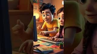 A Fun Story of Moazzam & Zainab | Little Sibling Tech Battle #robloxgameplay #cartoon #funnymoments