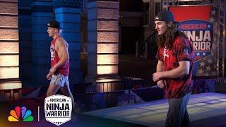 Kai Beckstrand and Kaden Lebsack's Nail-Biting Finish | American Ninja Warrior | NBC