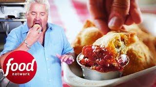 Guy Tries Delicious Traditional Food At Bruno's Little Italy | Diners, Drive-Ins & Dives