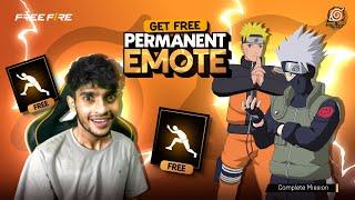 FREE NARUTO PERMANENT EMOTE  Garena Free Fire ￼