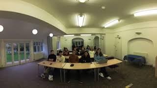 Virtual Reality (VR) Public Speaking Practice Stage: Audience of 16