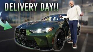 Taking Delivery of a 2025 BMW M3 Competition LCI | Individual Anglesey Green (Verde Ermes)