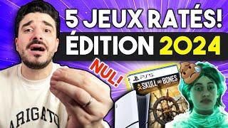 5 JEUX VIDÉO FOIRÉS de 2024 !