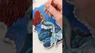 I made a decorated cookie of Ariel from The Little Mermaid (2023)