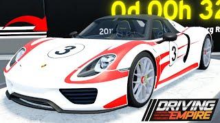 NEW LIMITED 918 SPYDER IN DRIVING EMPIRE!!! (THANK YOU VOLDEX I LOVE YOU!!!)