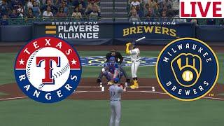 LIVETexas Rangers vs Milwaukee Brewers/ Baseball Spring Training/ /MLB THE SHOW 2024