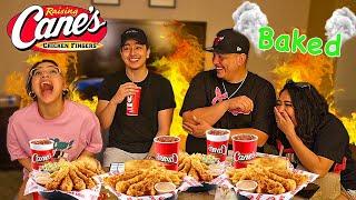 Mexicans Try Raising Cane's While "BAKED" For The First Time!!