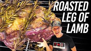 Roasted Leg of Lamb with Beets and Deviled Eggs | Dads That Cook