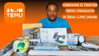 Unboxing and Testing Temu Products in Real-Life Usage