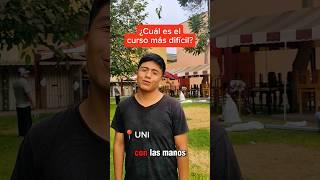 El curso lleva muchas integrales y derivadas #uni #universidad #estudiantes #matematica #entrevista